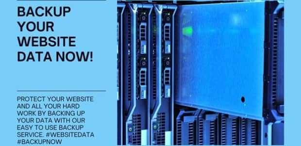 How to Backup Your Website Data with Your Web Hosting Provider