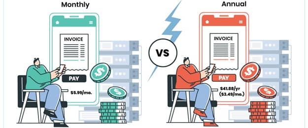 Comparing Annual vs. Monthly Web Hosting Plans
